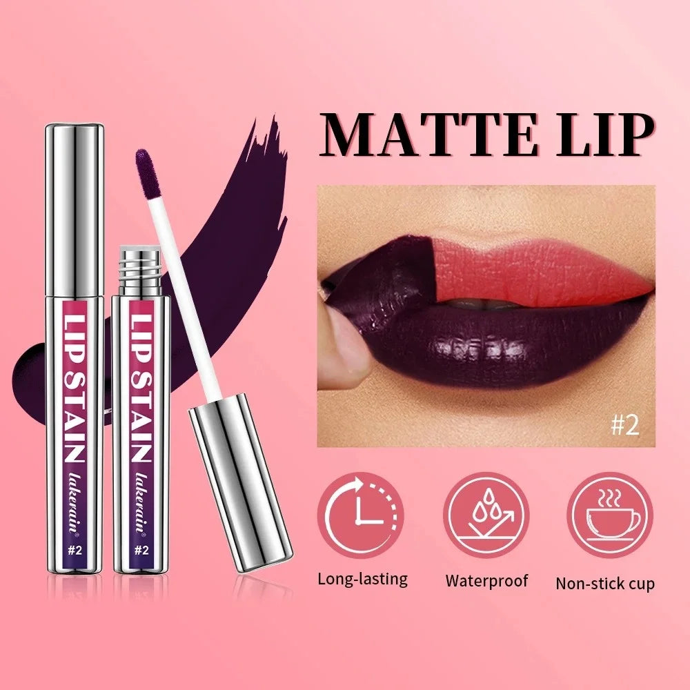Waterproof Long Lasting Lip Inks Matte Lip Tint Peel Off Matte Lips Stick Liquid Lipstick Contour Tear-off Lips Stain Cosmetic