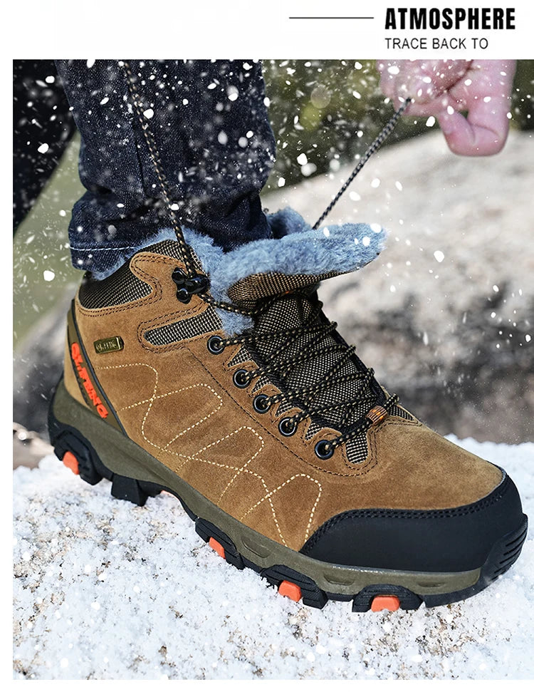 Men Women Outdoor Sports Hiking boots for Couple Autumn Winter Ankle Boot For Man Keep Warm Sneaker Shoe New Arrivial Classic