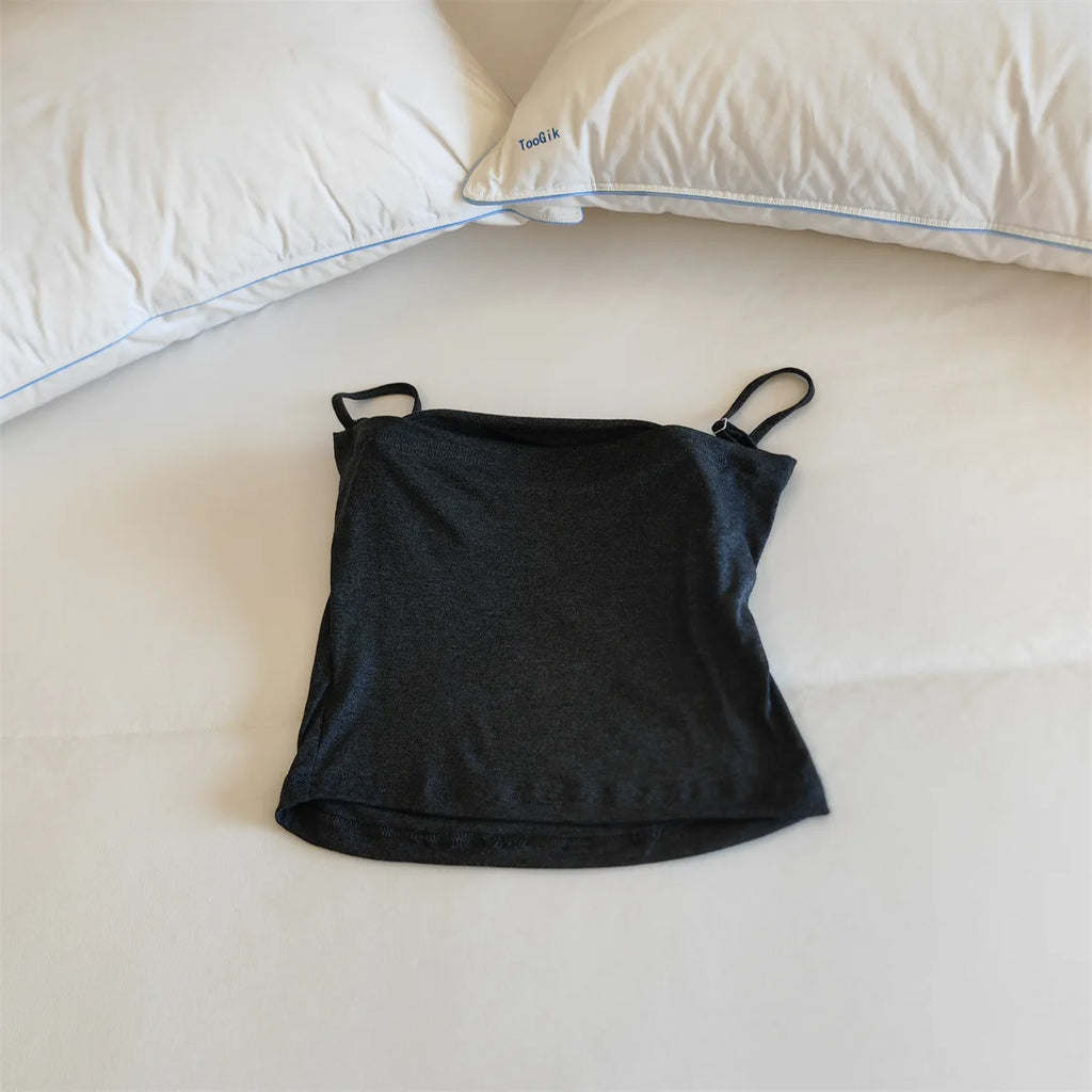 Sexy Lingerie Trousers Sets New Modal Sleepwear Women's Spring Summer Camisole Pants Two-piece Set Chest Pad Home Wear Pajamas