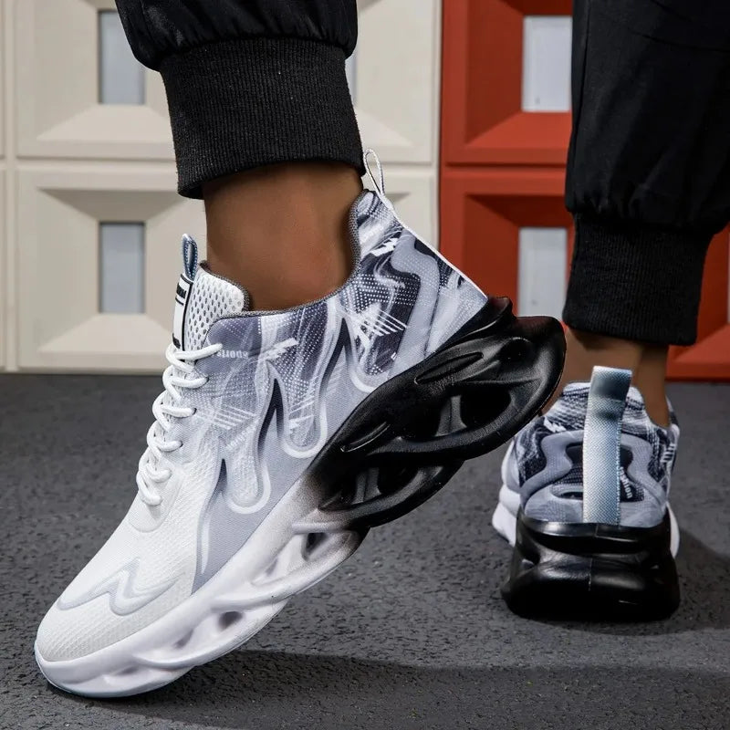 MAEDEF Women's Shoes Men Women Running Sports Shoes Lightweight Mesh Breathable Comfortable Flat Soft Tennis Shoe Sneakers Woman