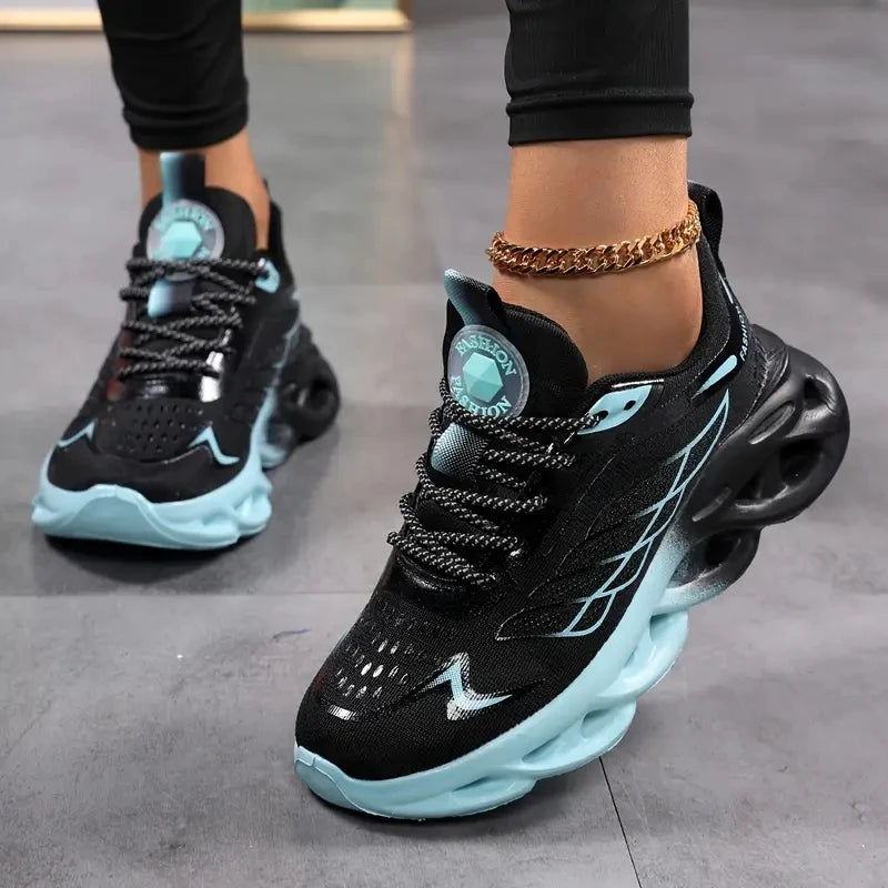 MAEDEF Women's Shoes Men Women Running Sports Shoes Lightweight Mesh Breathable Comfortable Flat Soft Tennis Shoe Sneakers Woman