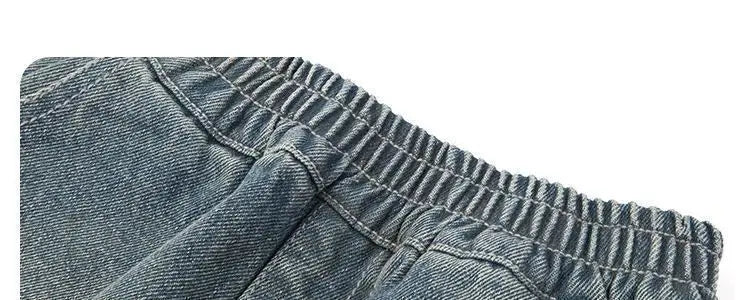 Spring 2026 Children Denim Pants YBFSKID Red Striped Spliced Toddler Kids Boys Jeans Little Baby Boys Trousers 2-10Y Boys Pants