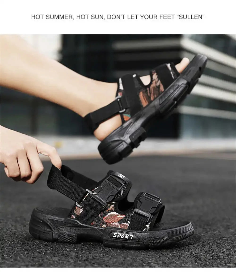 Open From The Back Light Men Shoes Summer Chinese Slippers Barefoot Sandal Sneakers Sport Low Prices Bascket Brand Name