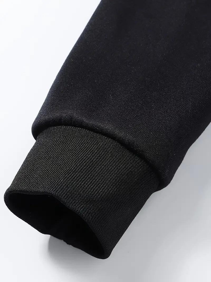 2025 New Arrival Men's Bushido Print Hoodie Sweatpants High Quality Male Outdoor Casual Sport Jogging Suit Motorcycle Zip Outfit