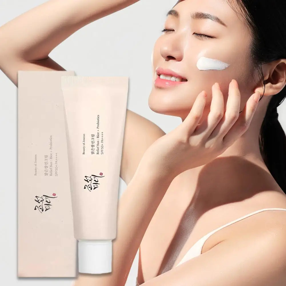 Korean Beauty of Joseon Rice Probiotic Skincare Set Sunblock Essence Oil Refreshing Toner Moisturizing Face Cream Eye Cream Skin