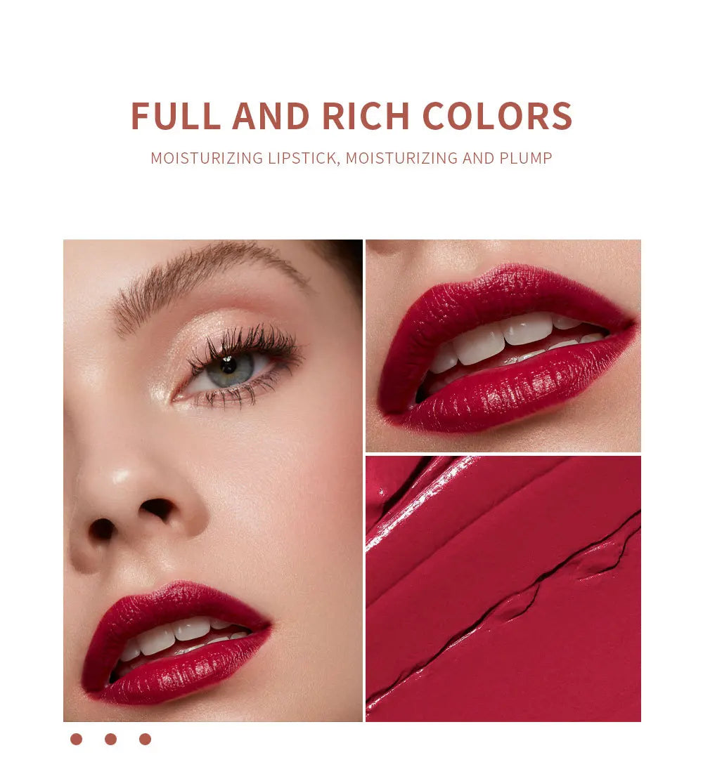 Dragon Ranee 2pcs/set Moisturising Crayon Lipstick Pencil Long Lasting Moisturising Lip Liner Solid Fruit Lip Nectar