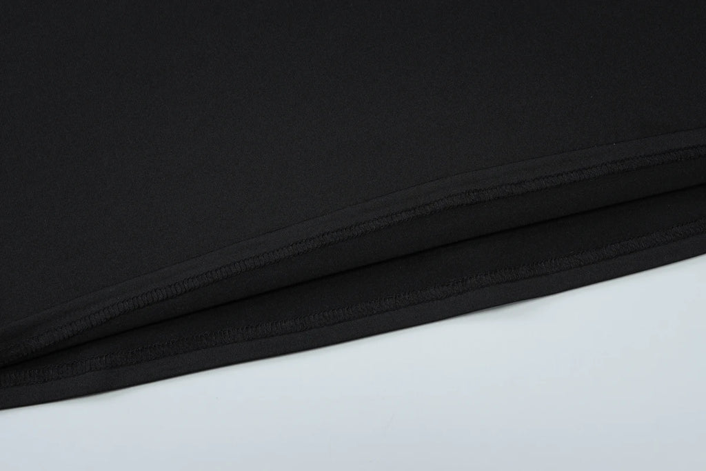 Hugcitar One Shoulder Ruched Sleeveless Solid Pleated Sexy Irregular Y2K Maxi Dress Summer Elegant Party Women Clothes Vacation