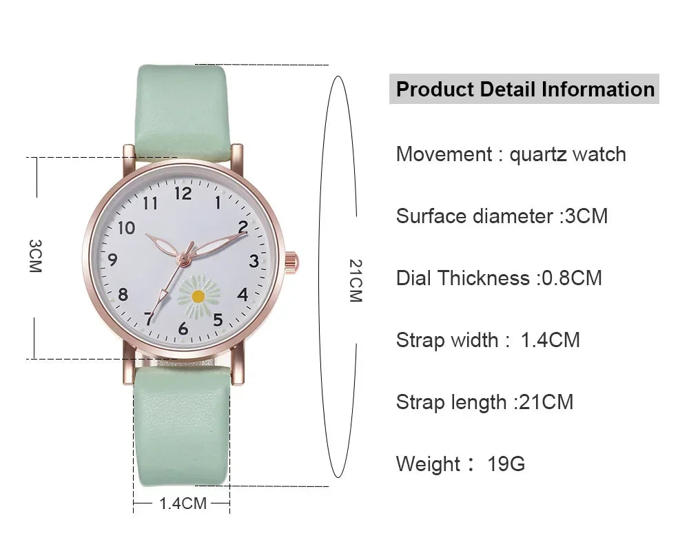 Luminous Watch for Women Girls Simple Trendy Glow in The Dark Watch Cute Fresh School Student Wristwatch Gift
