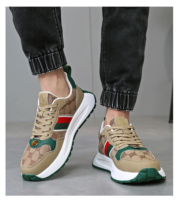 SENMA  Luxury Men's Shoes Men Casual Shoes Men's Skateboard Shoes Retro Platform Sneakers Unisex Women's Sports Shoes Sneakers