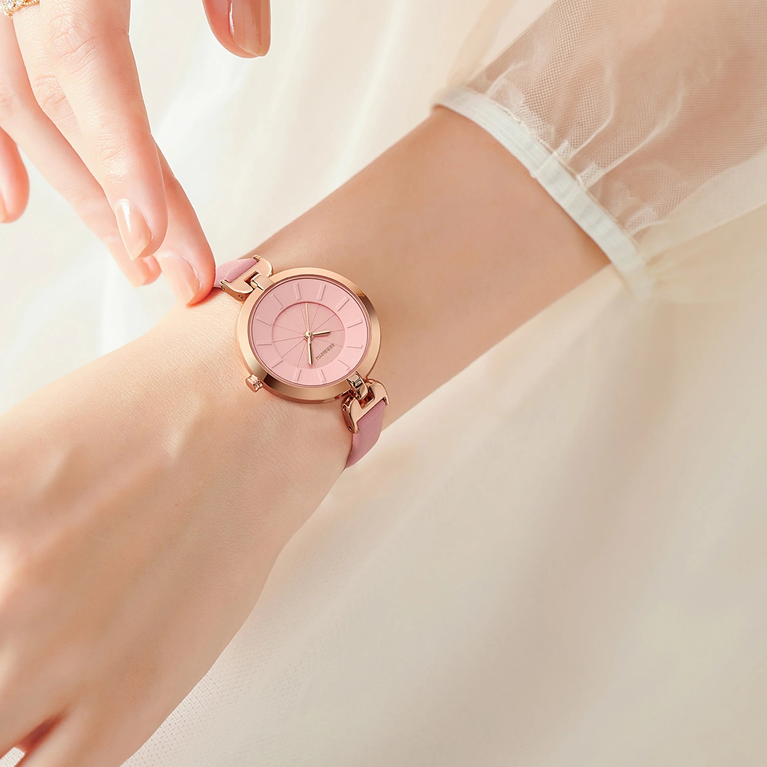 Rebirth Lipuf Brand Women's Watch High-End Niche Design Fashion Quartz Watch