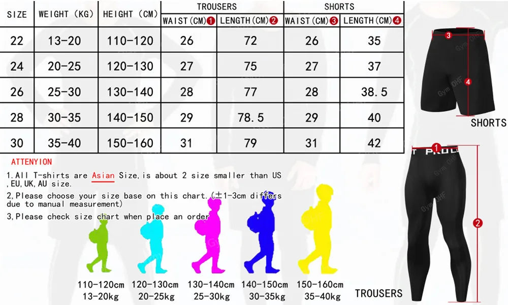 Kids Gym Trousers Brand Black Tights Girl Sport Leggings For Boys Pants Fitness Running Quick Dry Children Yoga Training Bottoms