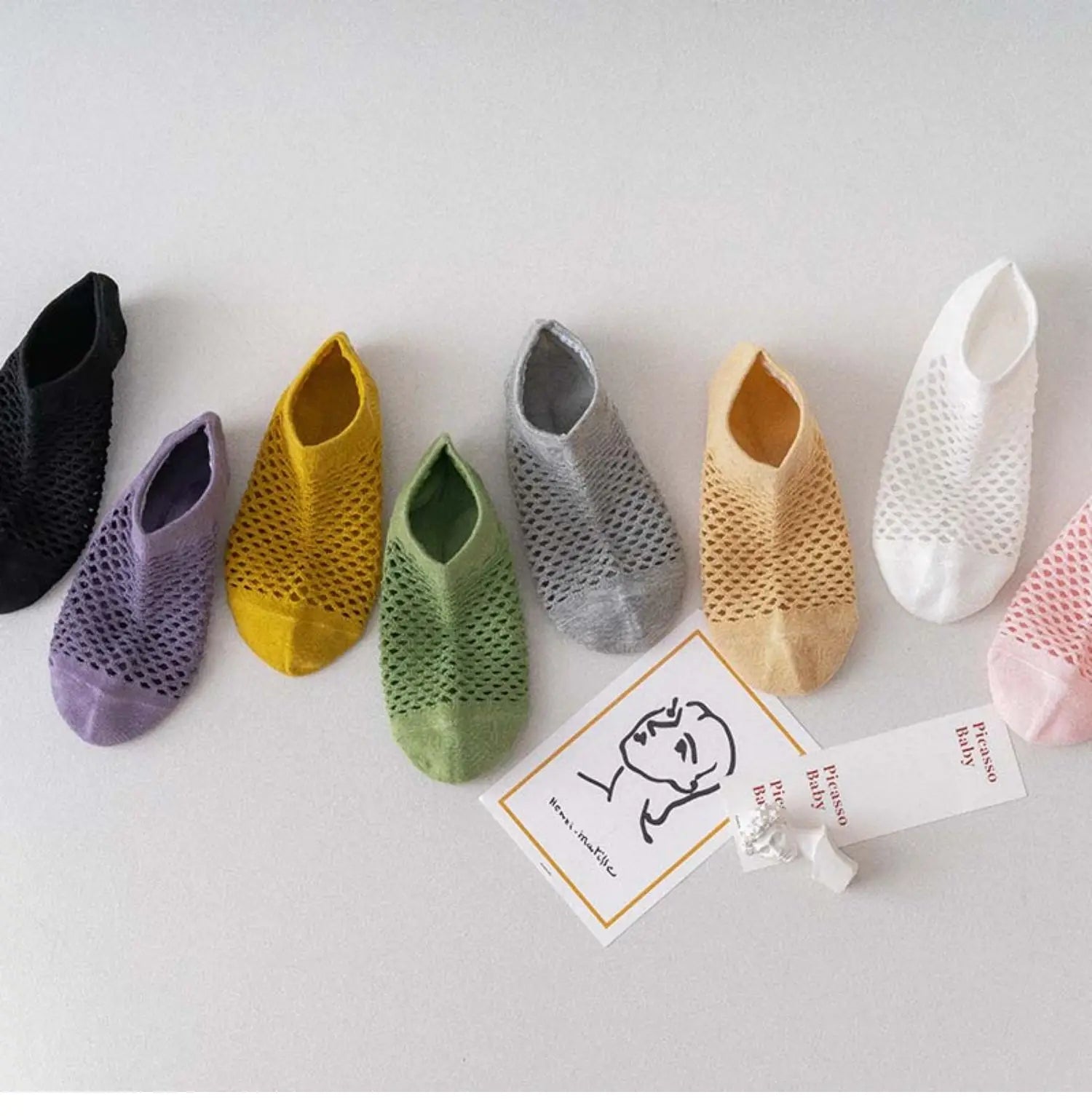 3pairs Women's Socks Breathable Fishnet Casual Ankle Sock Fashion Comfortable High Quality Summer Thin Ladies Calcetines Mujer