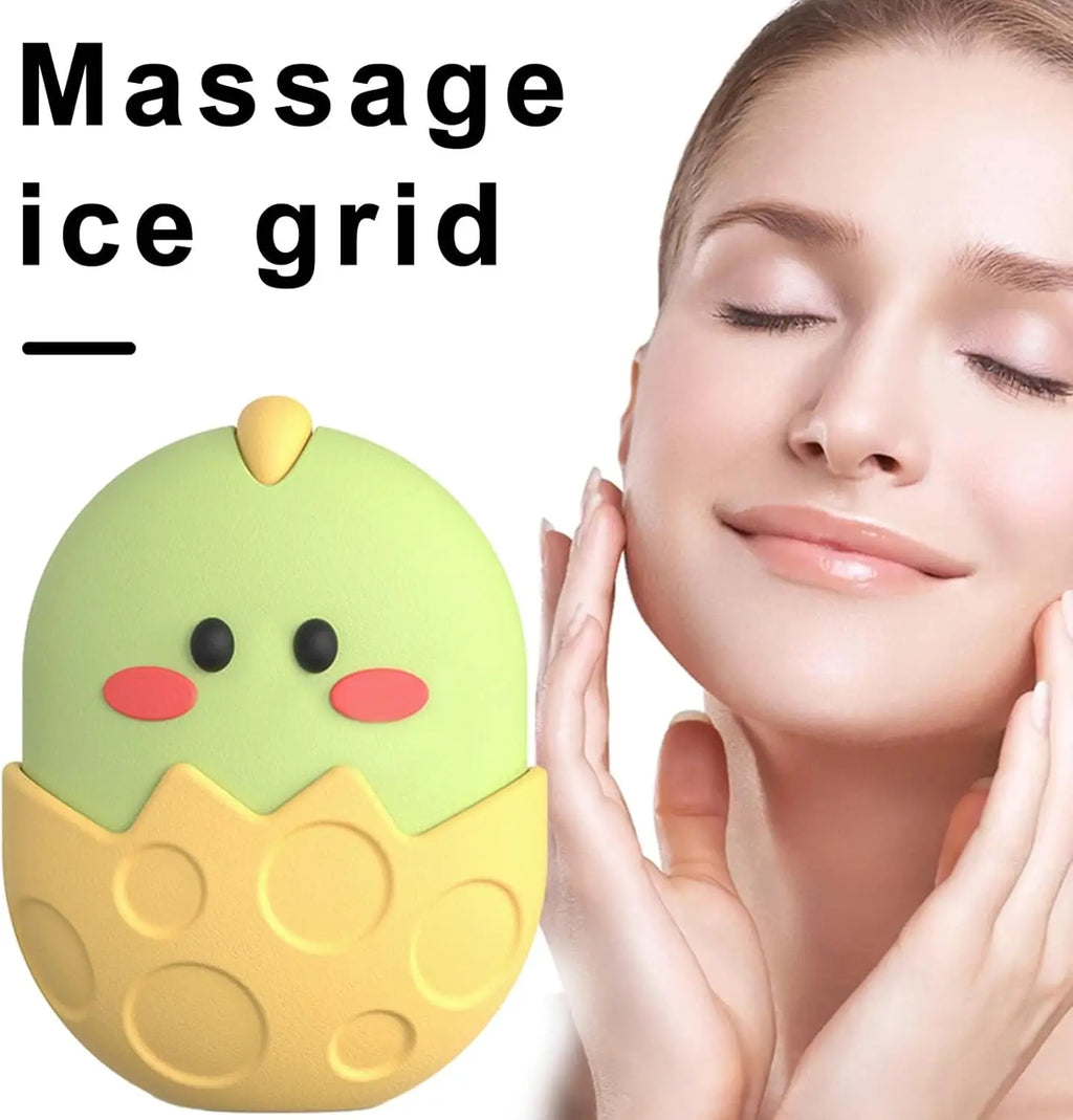 Beauty Massage Face Ice Tray Ice Roller Facial Ice Compress Anti-puffy Face Ice Tray Beauty Supplies Silicone Ice Tray