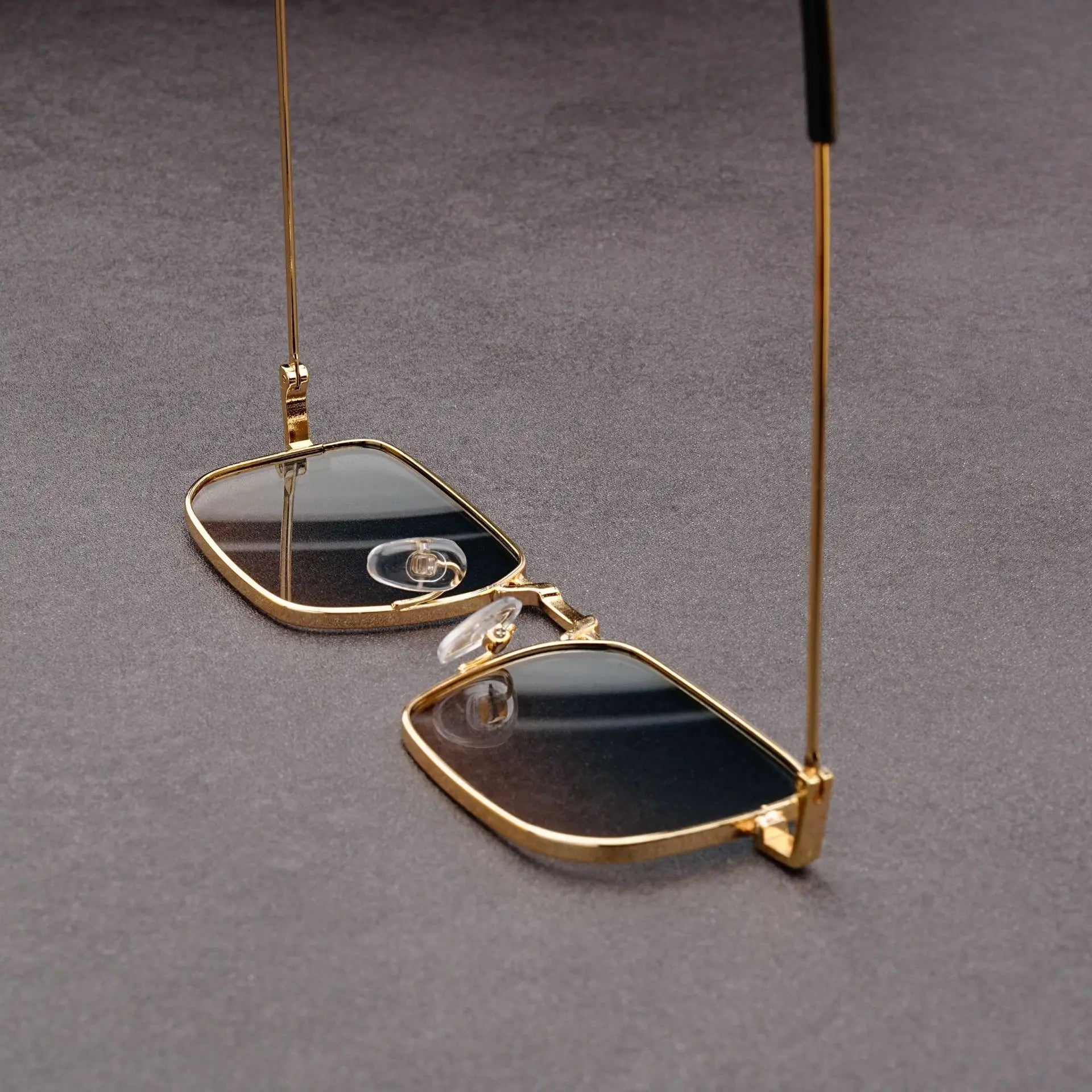 Fashion Rectangle Sunglasses Men Women Vintage Square Driving Sun Glasses Luxury Brand Metal Frame Eyewear Lentes De Sol Hombre
