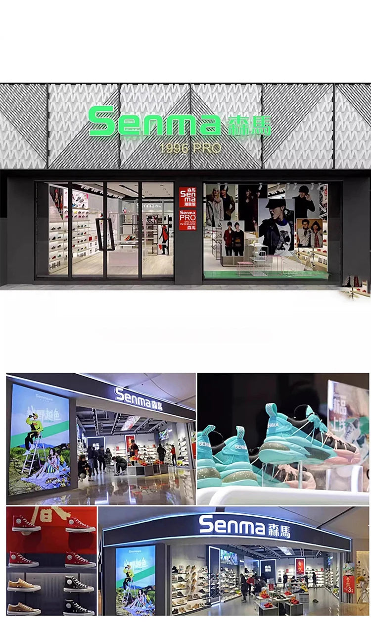 SENMA  Luxury Men's Shoes Men Casual Shoes Men's Skateboard Shoes Retro Platform Sneakers Unisex Women's Sports Shoes Sneakers