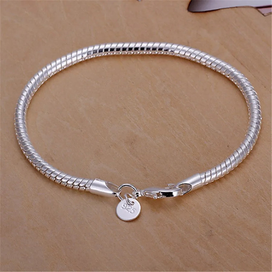 Fine 925 sterling silver Chain stars Bracelets for women Charms fashion designer party Wedding Jewelry Holiday gifts
