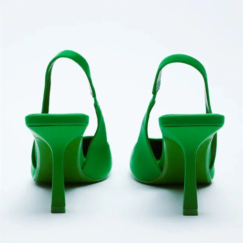 Ladies Shoes 2024 High Quality Slip on Women's Pumps Autumn Pointed Toe Solid Fashion Shallow Mouth High Heels Dress Pumps Women