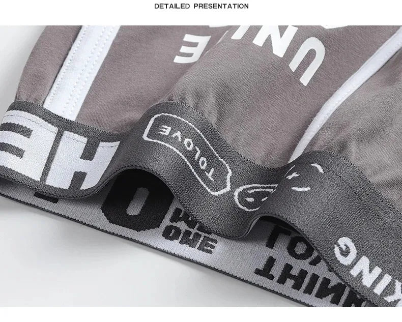 1/3/4 PCS Men's Underwear Boxer Shorts Sexy Panties Cotton Boxers Sports Comfort Man Underpants Shorts Homme U Convex Lingerie