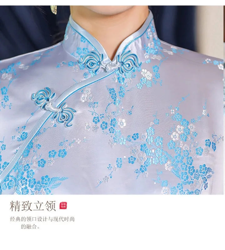 Fashion Clothes Party Vintage Casual Summer Elegant Traditional Chinese Clothing Cheongsams Chinese Dress Qipao Ethnic Style