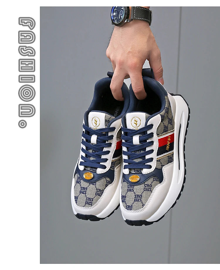 SENMA  Luxury Men's Shoes Men Casual Shoes Men's Skateboard Shoes Retro Platform Sneakers Unisex Women's Sports Shoes Sneakers