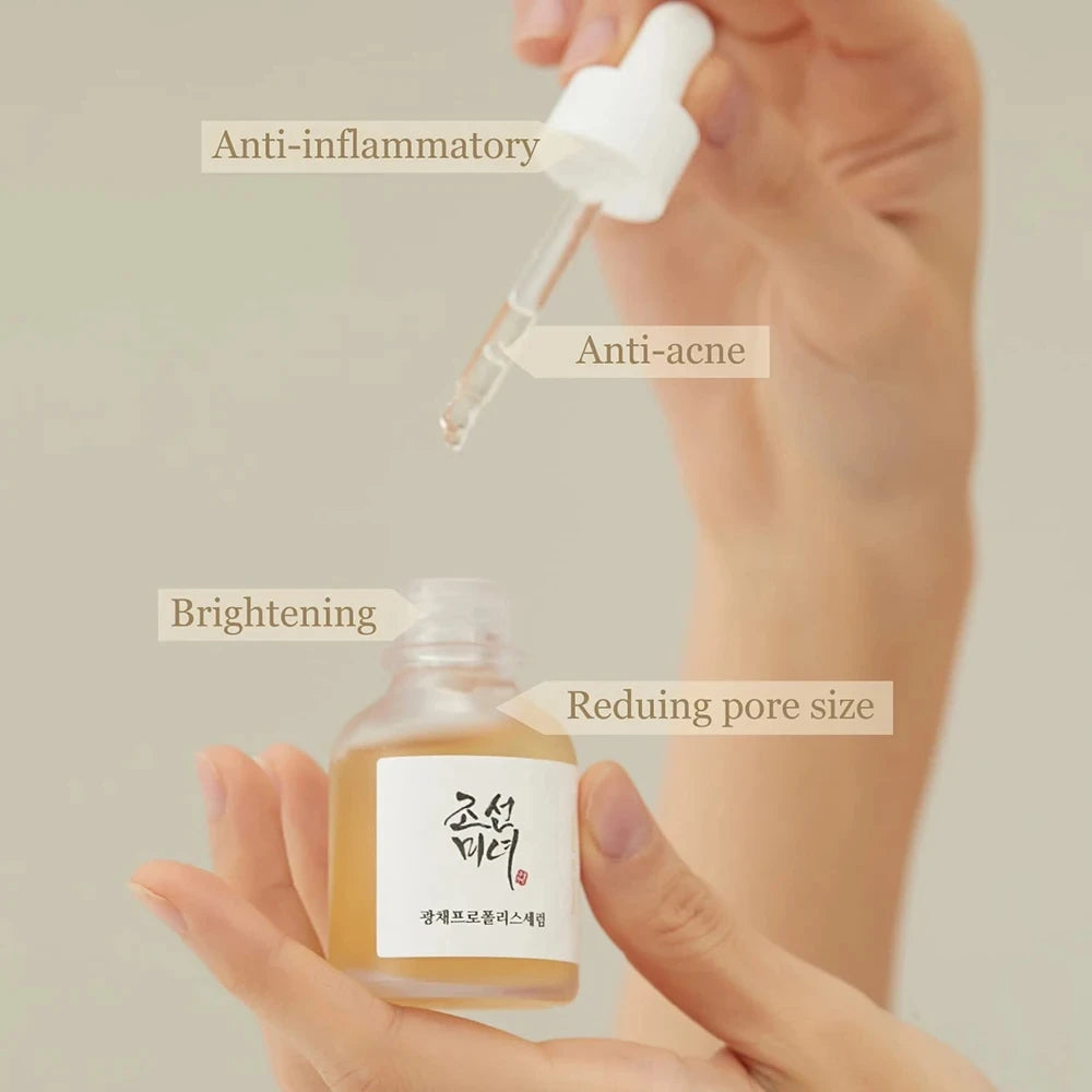 Korean Beauty Essence 30ml Ampoule Moisturize Antioxidant Capacity Brightening Skin Tone and Improving Dullness Skincare Product