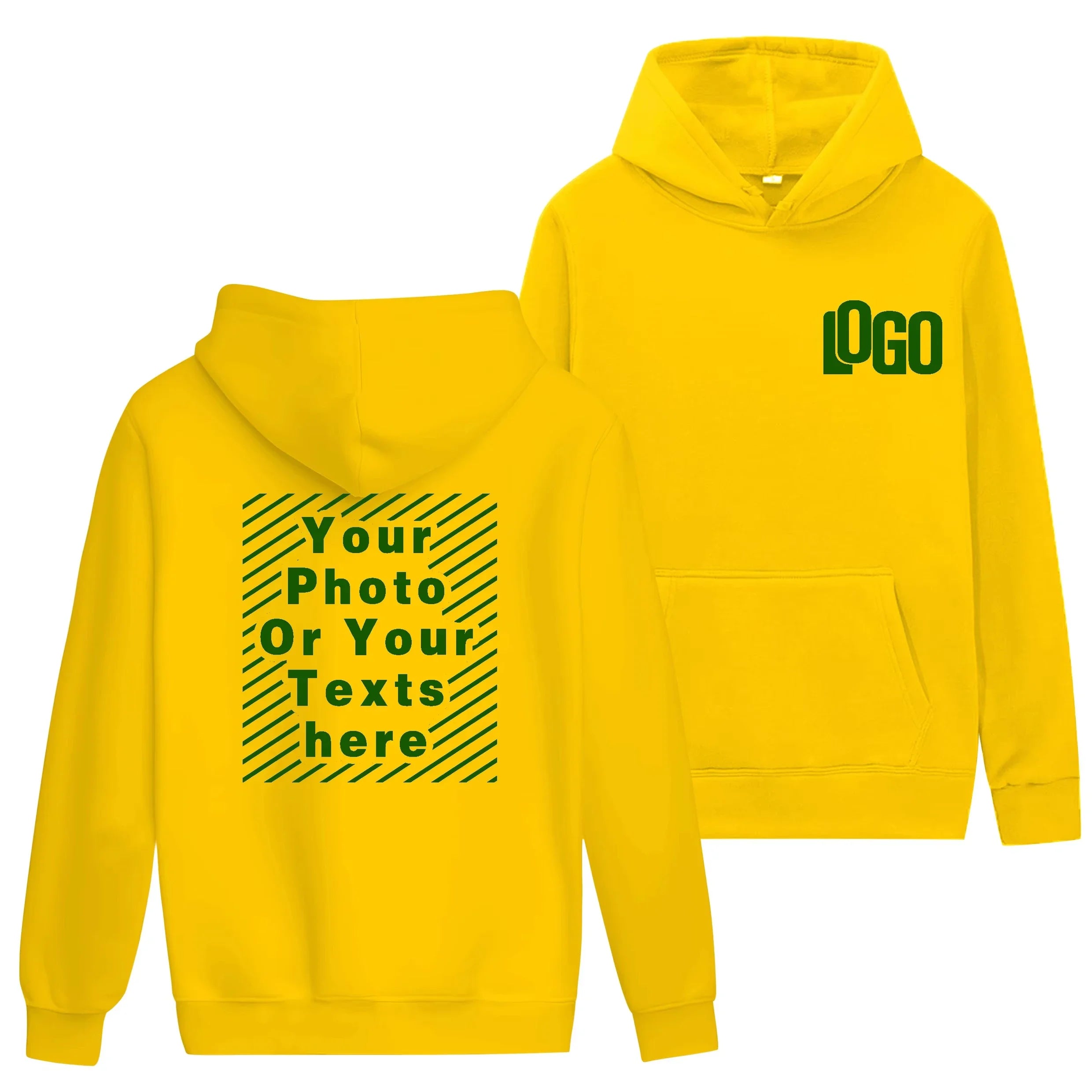 2025 Customized printed hoodies for men and women, loose casual wear, long sleeved hooded sweaters, personalized streetwear