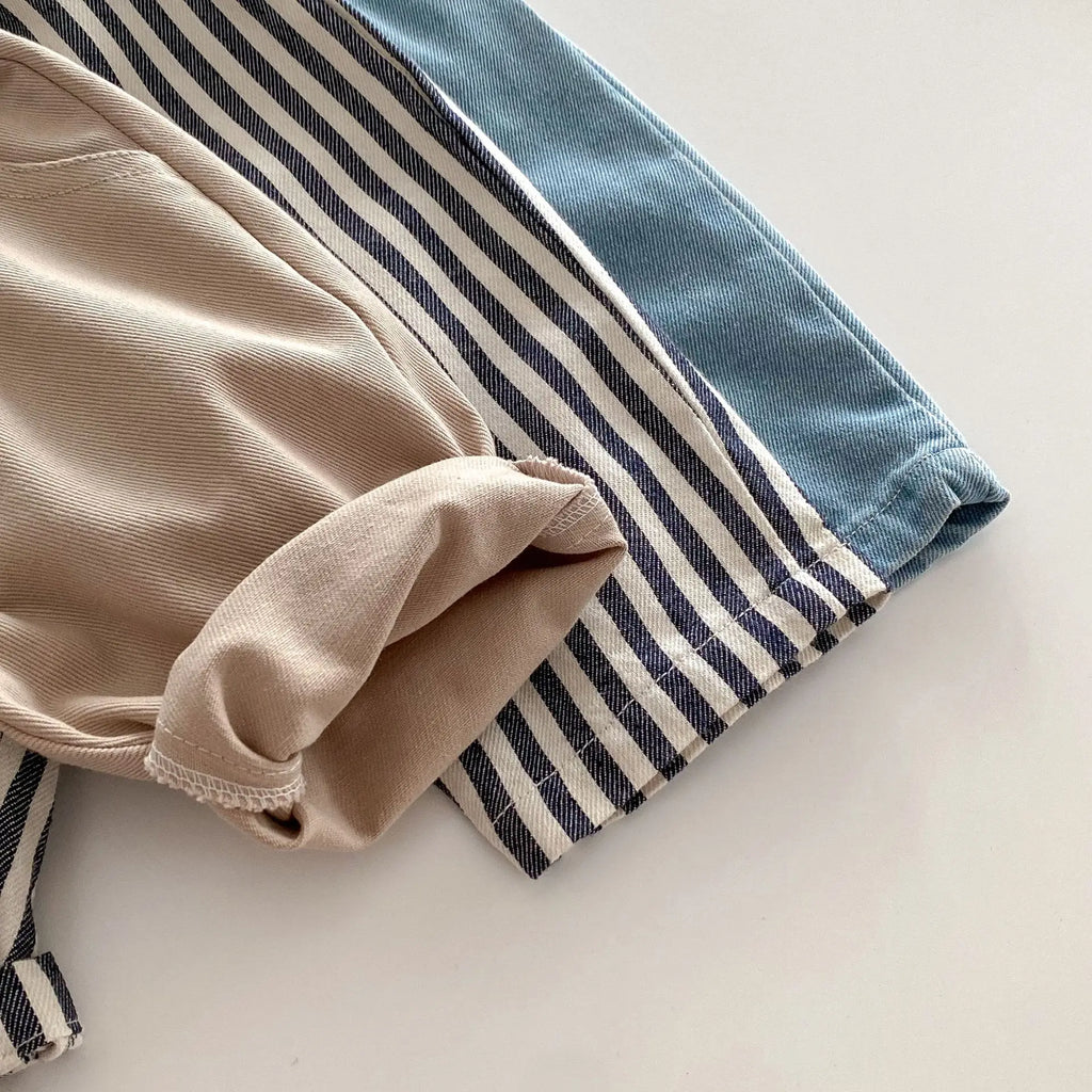 0-5Y Kids Boys Cotton Denim Pants Summer 2026 Baby Jeans New Stylish Korean Style Children's Casual Soft Trousers Clothing Boys