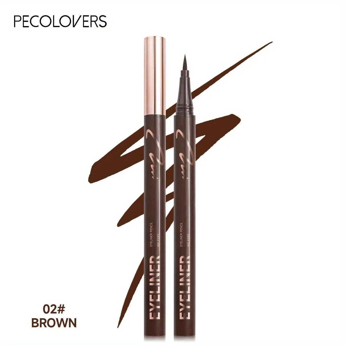 1 Pc Eyeliner Liquid Pen Waterproof Quick Drying Smooth Makeup Beauty Matte Eyeliner Stamp Eye Pencil