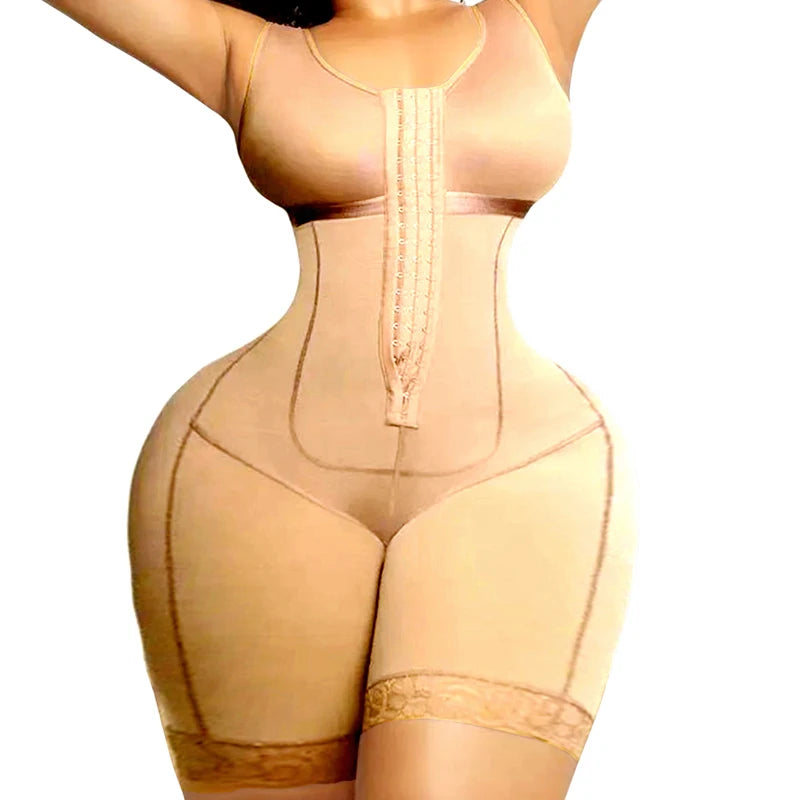 AfruliA Full Body Shapers Fajas Colombianas Girdles Bodysuits Corset Postpartum Belt Slimming Underwear Waist Trainer Shapewear