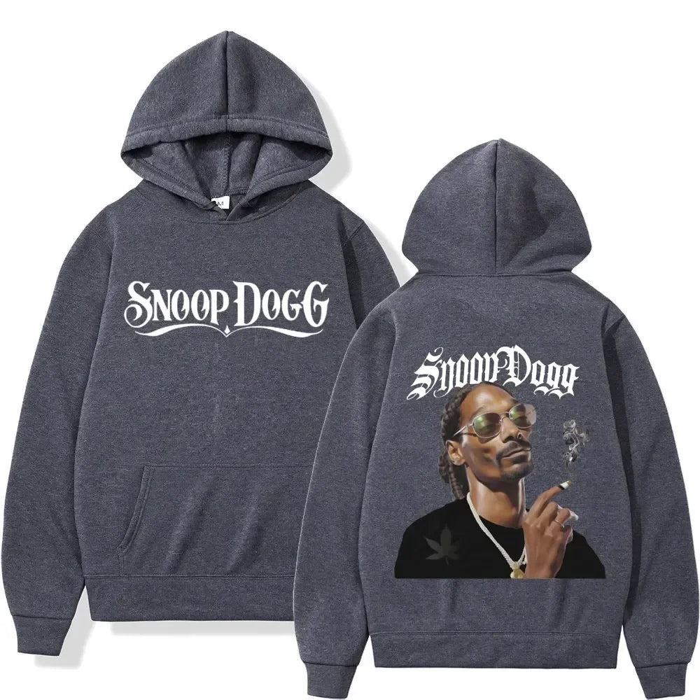 Men's Fashion Y2K Jerseys Long Sleeve Sweater Street Clothing Vintage Snoop Dogg Hoodie Graphic Men Casual Style Hip Hop Hoodies