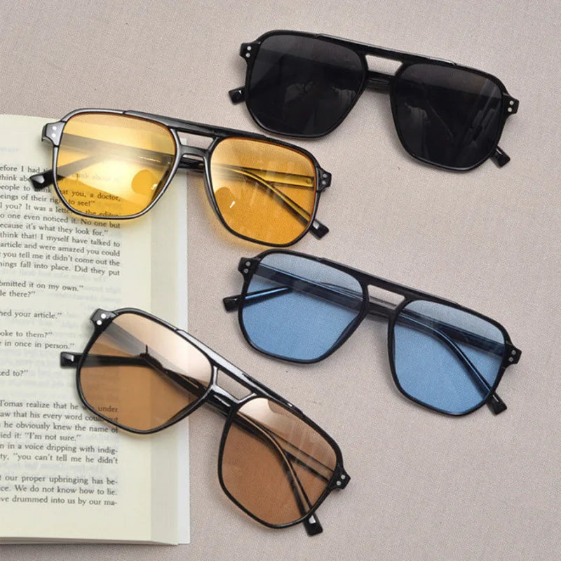 Luxury Brand Square Sunglasses Women Men Fashion Classic Sun Glasses Female Male Designer Mirror Outdoors Travel Shades Очки