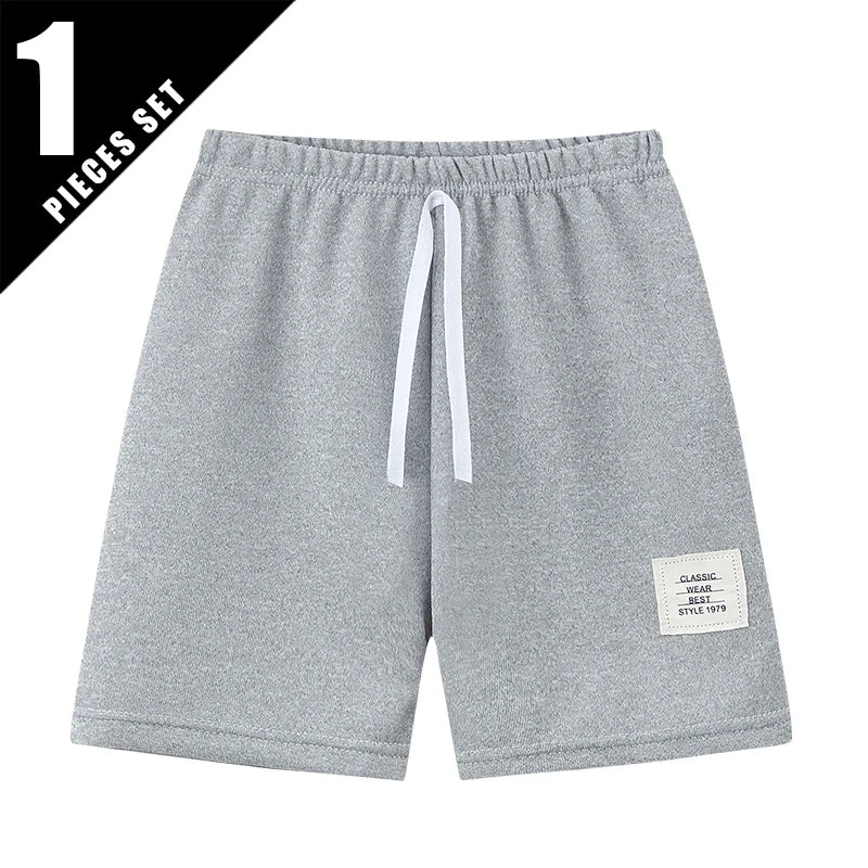 1/3 Pcs Children's Basic Joker Shorts Boy Leisure Sports Tether Pants Girl Fashion Comfortable Multicolor Combination Hot Pants