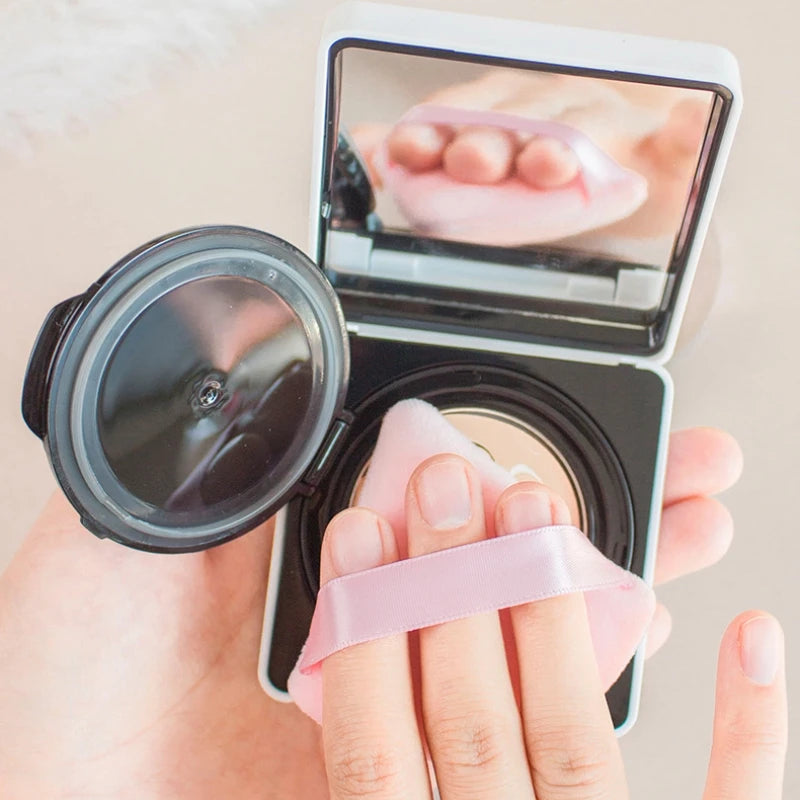 Triangle Powder Puff Soft Makeup Sponge for Face Make Up Eyes Contouring Shadow Cosmetic Washable Mini Velvet Foundation Puff