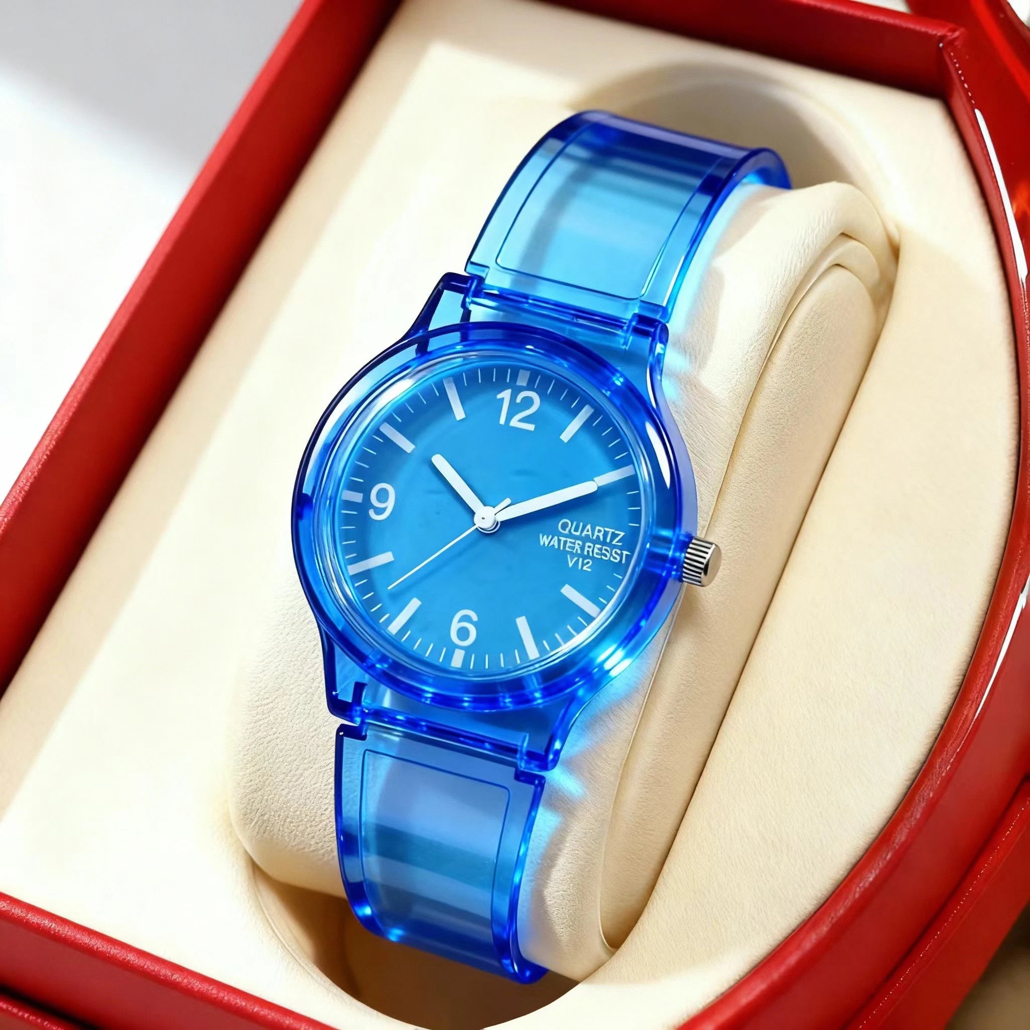 New simple silicone Brand WOKAI Casual Quartz Watch Women Crystal Silicone Watches Relogio Feminino Wrist Watch Hot sale