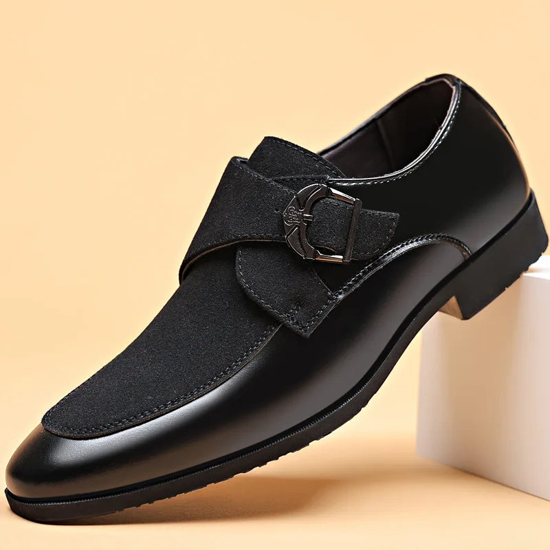 Luxury Dress Shoes for Men designer Business Men Oxford Shoes British Style Pointed Wedding Formal Shoes New Men Fashion Loafers