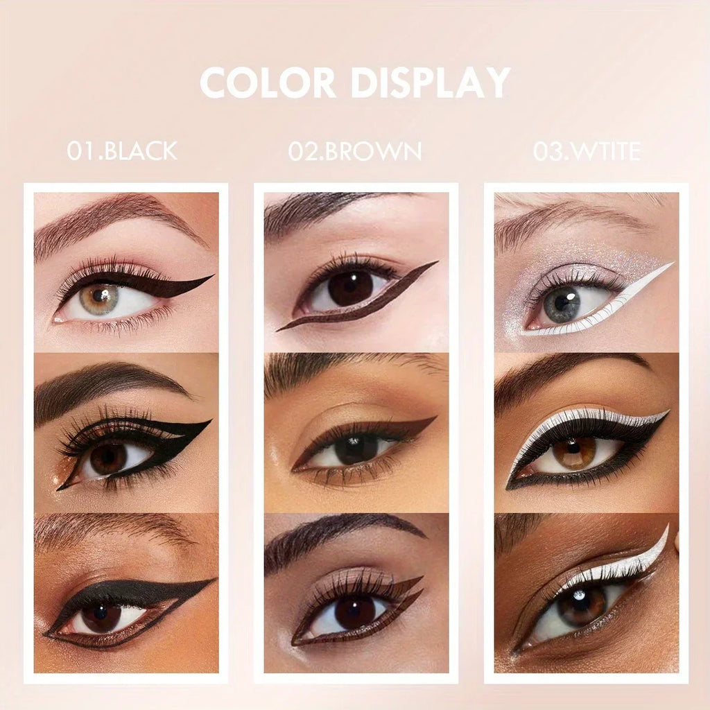 1 Pc Eyeliner Liquid Pen Waterproof Quick Drying Smooth Makeup Beauty Matte Eyeliner Stamp Eye Pencil