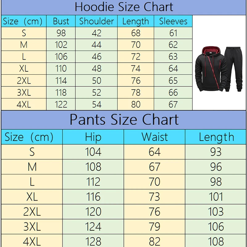 2025 New Arrival Men's Bushido Print Hoodie Sweatpants High Quality Male Outdoor Casual Sport Jogging Suit Motorcycle Zip Outfit