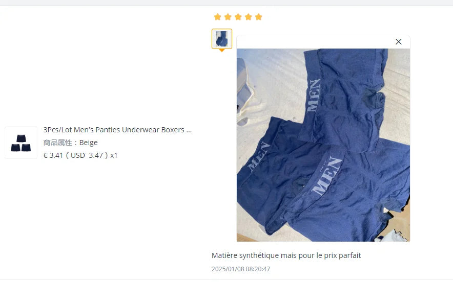 3Pcs/Lot Men's Panties Underwear Boxers Breathable Man Boxer Solid Underpants Comfortable Male Brand Shorts Black Blue Underwear