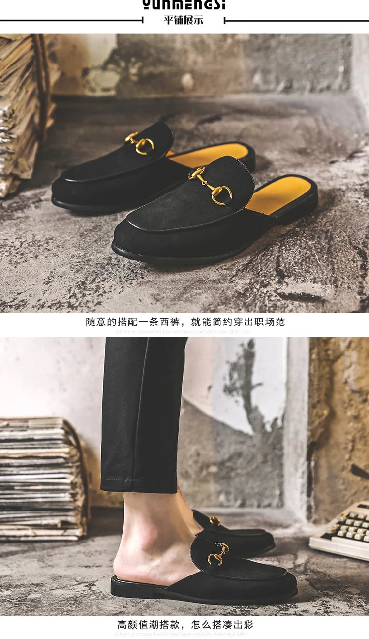 Fashionable Waterproof Trendy Flats Men's Shoes 2025 Summer New Lazy Woman's Footwear Outer Wear Кросовки Для Подростков