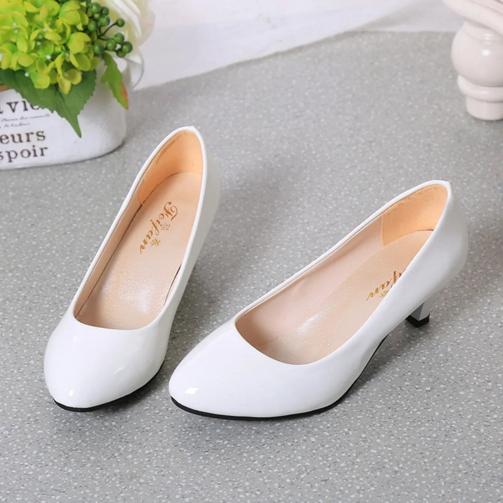 Women Pumps Nude Shallow Mouth Women Shoes New Fashion Office Work Wedding Party Shoes Ladies Low Heel Shoes Summer Heels Woeman