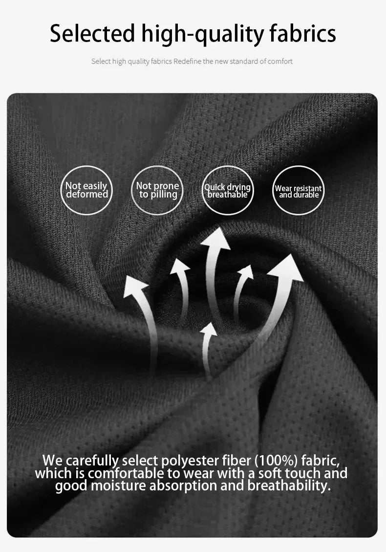 Men's Autumn  Classic Casual  Elastic Pit Strip Polo ShirtAmerican  Lapel Button-up Long-Sleeved T-shirt