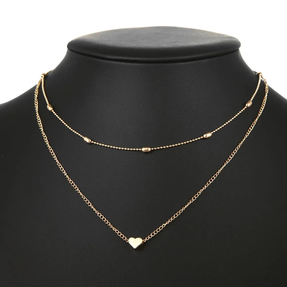 Simple V-shaped Long Sexy Clavicle Necklace Gold Color Long Neck Chain Women Vertical Bar Pendant Necklace Party Jewelry Gifts