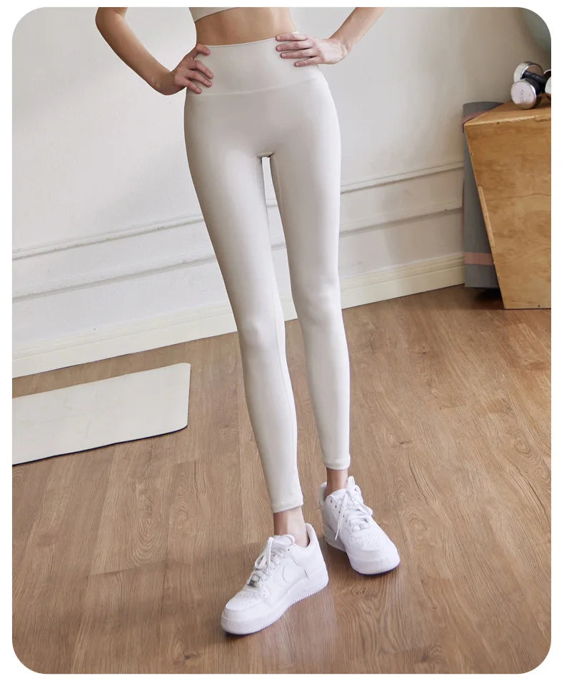 Yoga Pants for Women Summer High Waist Butt Lifting Tummy Control Slim Tight Outdoor Fitness Workout Leggings