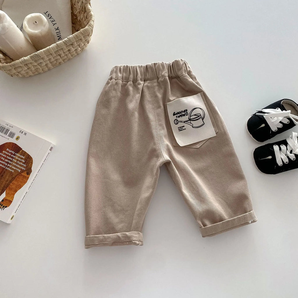 0-5Y Kids Boys Cotton Denim Pants Summer 2026 Baby Jeans New Stylish Korean Style Children's Casual Soft Trousers Clothing Boys