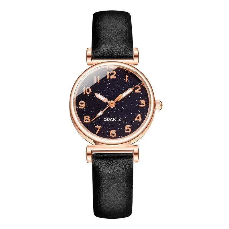 Quartz Watch Leather Strap Simple Design Dial Small Fashion Women Wristwatch Casual Watch relojes para mujer часы женские