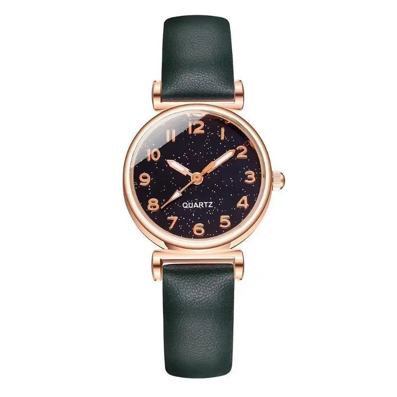 Quartz Watch Leather Strap Simple Design Dial Small Fashion Women Wristwatch Casual Watch relojes para mujer часы женские