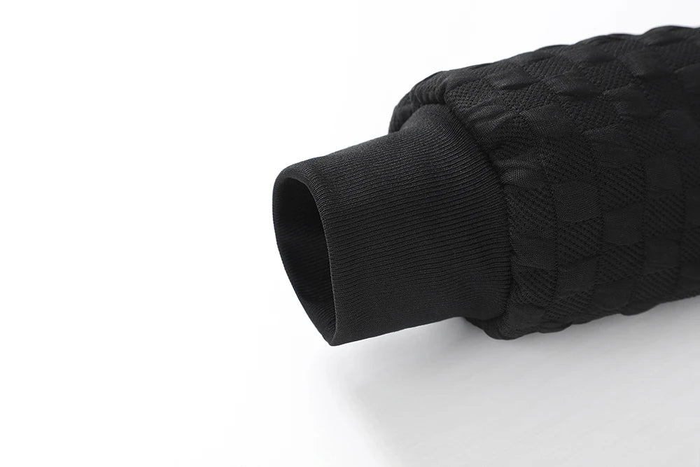 Men's Quarter Zip Sweatshirts Casual Fall Mock Neck White Loose Pullover Long Sleeve Solid Graphic Zip Up Sweatshirt