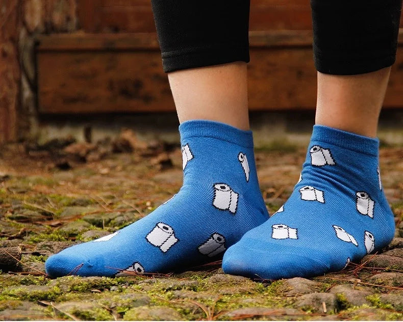 New Cute 11  fruit color love candy color cotton sock summer style women's socks women's thin sock slippers ws85 1pair=2pcs