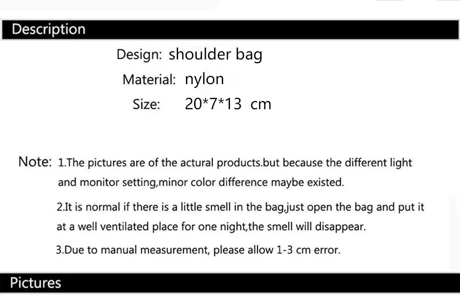 New Fashion Women Crossbody Bags Makeup Bag Women Trend Lingge Embroidery Camera Shoulder Bag Design Nylon Small Messenger Bag