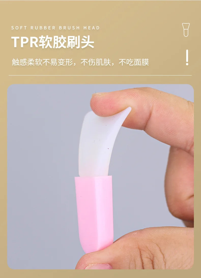 Mask Applicator Brush Soft Silicone Brush, Mini Makeup Spatula Facial Beauty Tool Set, Facial Mud, Makeup Mask Brush